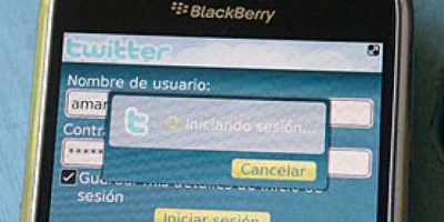 Twitter llegó a los teléfonos BlackBerry de Movistar